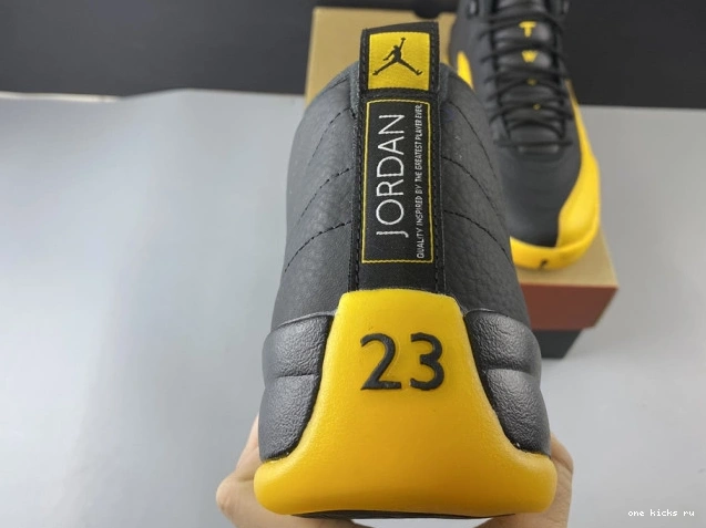 Chep Onekick Jordan University 130690-070 Retro 12 Black Air Gold 0819